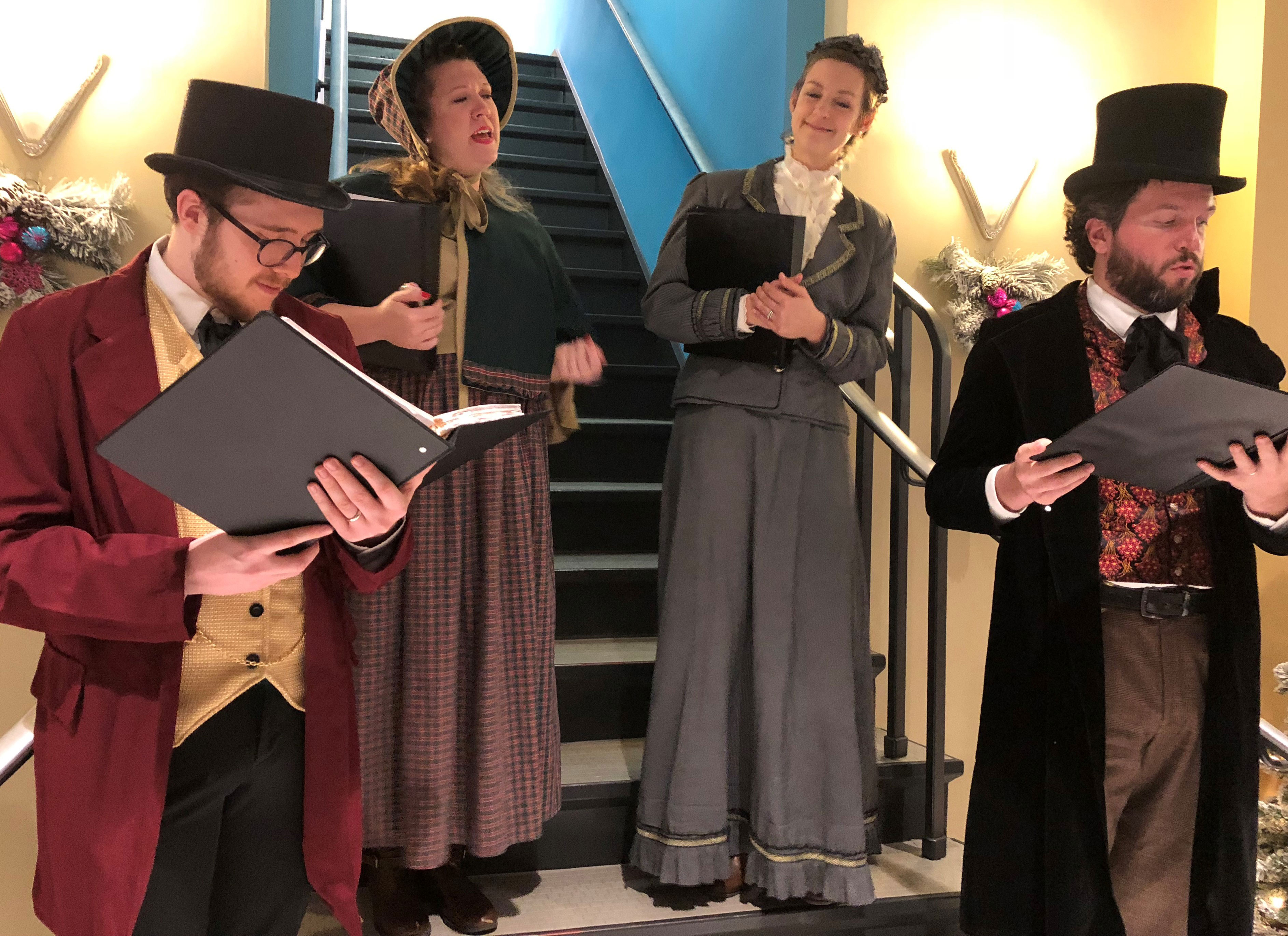 Enjoy sounds of the holiday season from the American Caroling Company performing at the Marilyn Horne Museum for a Dickens Christmas at Horne Hall on Dec. 14, 2019.