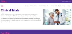 EMD Serono Clinical Trials website