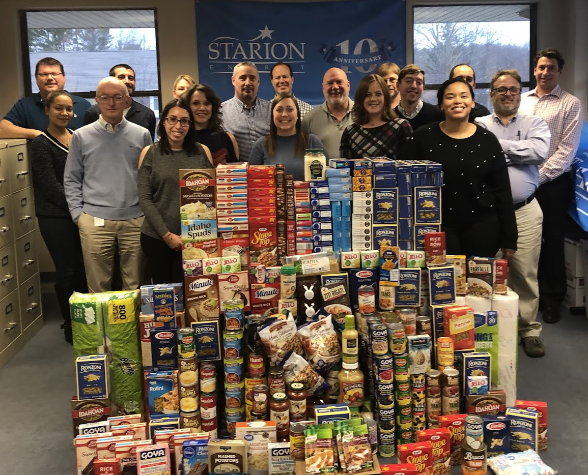 Starion Team Gathers Donations to Give Back