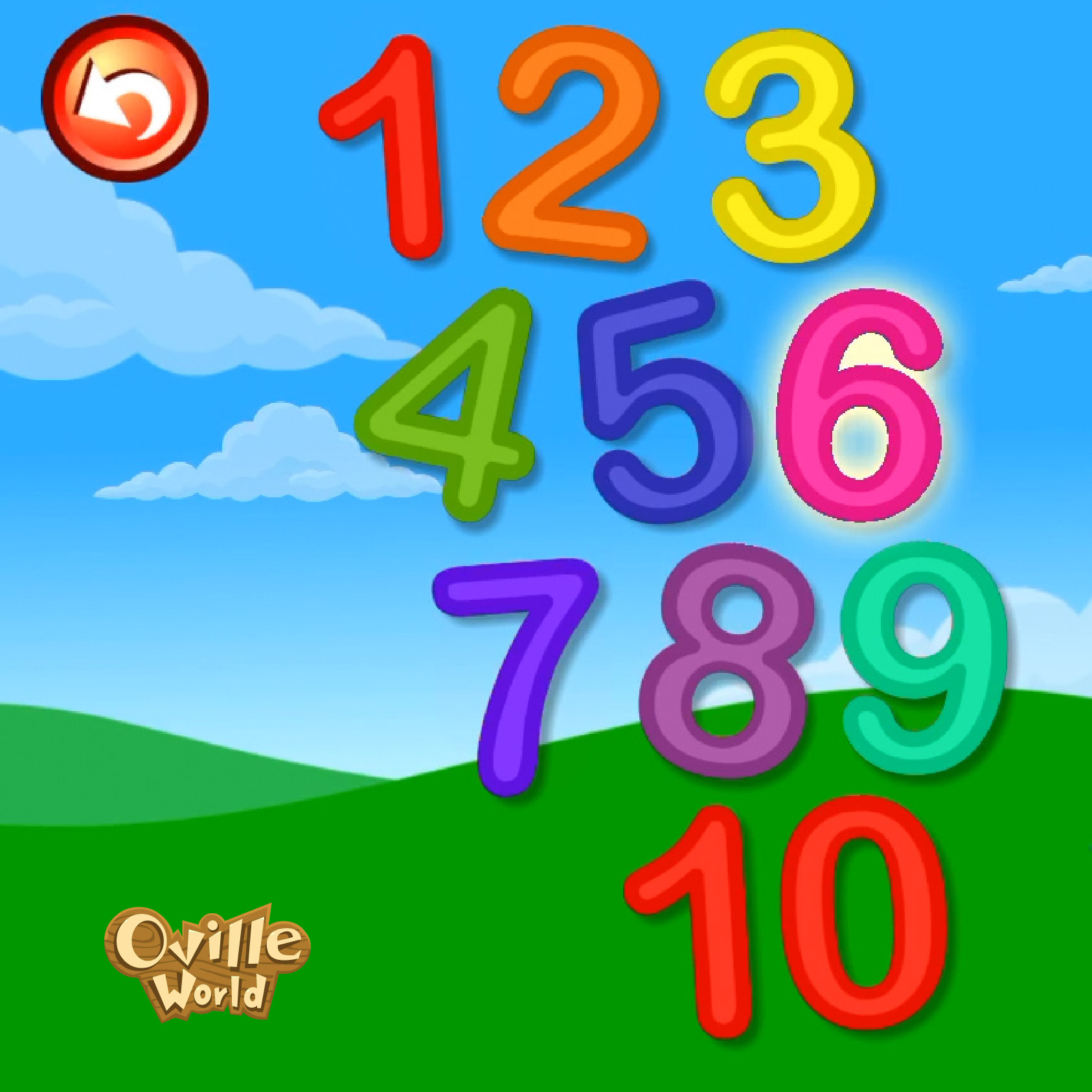 Learn Numbers and Counting in Oville World Learning App for Toddlers