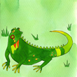 Grumpy The Iguana by Susan Marie Chapman, children's book author