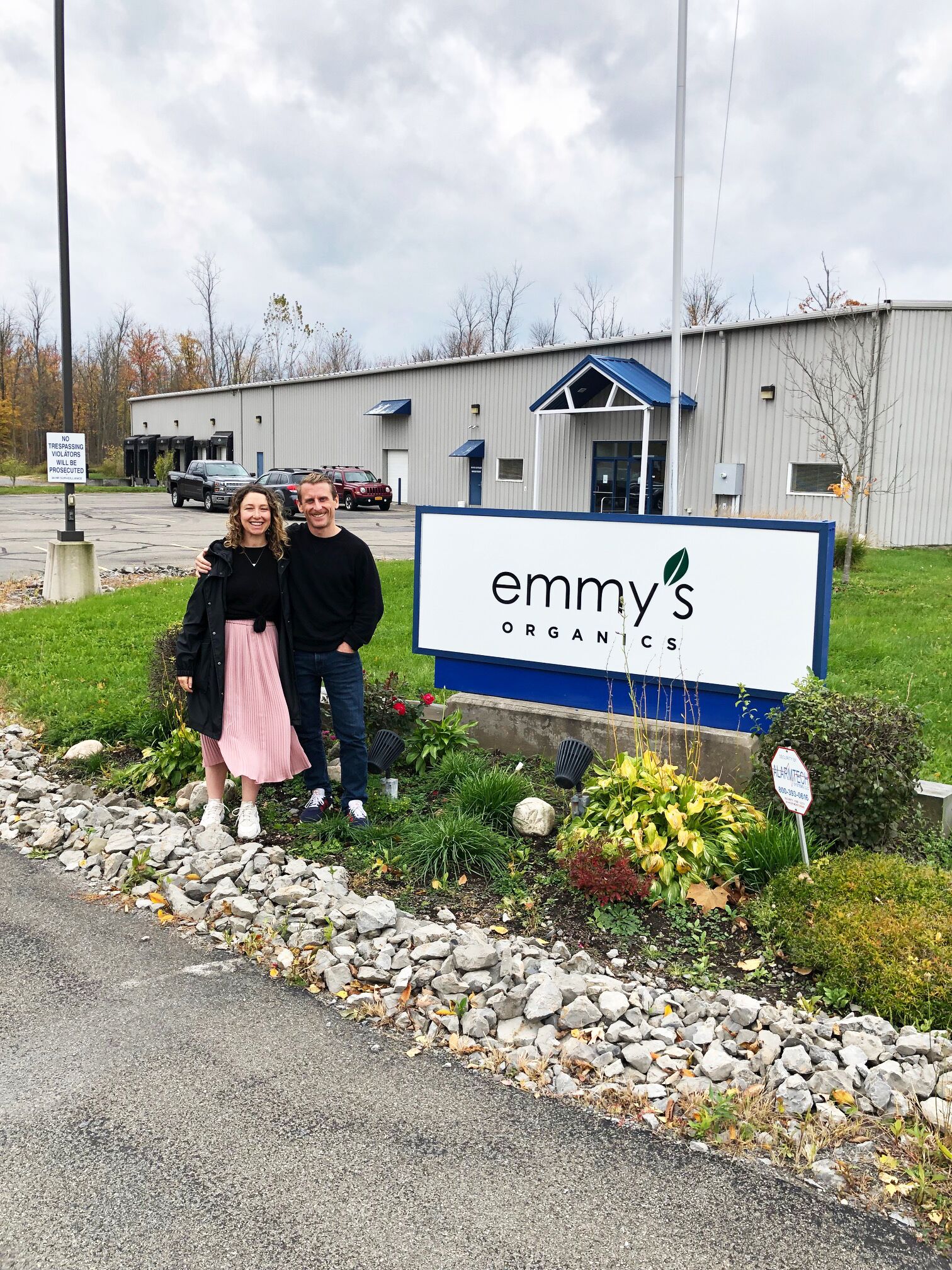 To support the expansion of cookie manufacturer Emmy’s Organics to a new location in Dryden N.Y., TCAD delivered a $150,000 loan. Shown are Emmy's owners Ian Gaffney and Samantha Abrams.