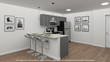 Axis at Ansel interior kitchen rendering