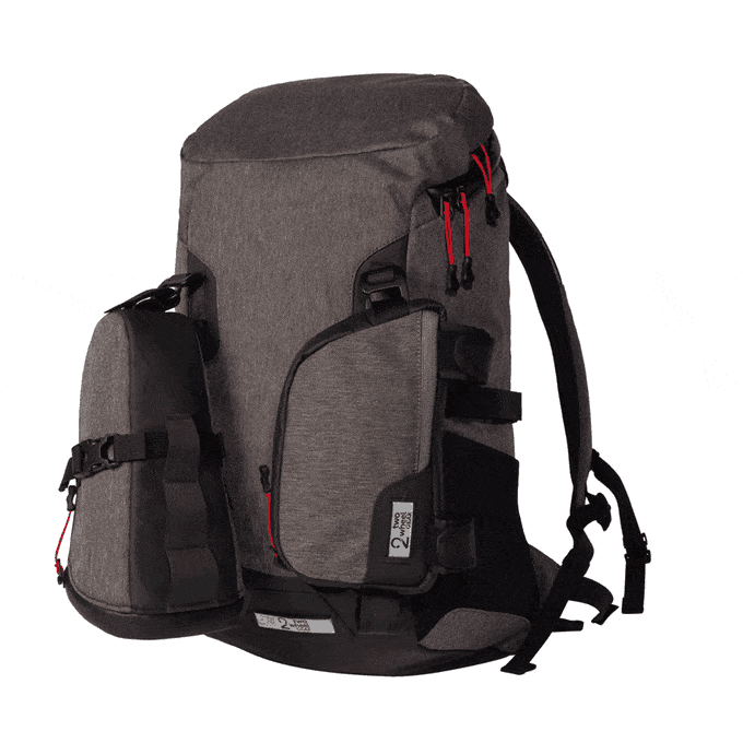 Two Wheel Gear - 3-Bag Commute Backpack kit - weatherproof, any commute, any bike, any weather