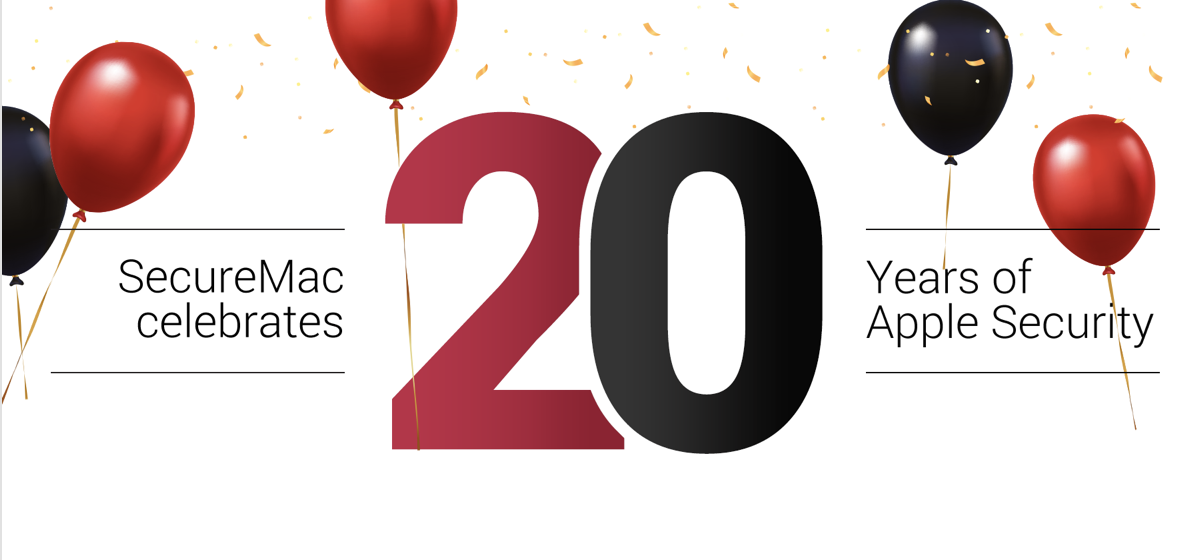 SecureMac 20 Year Anniversary