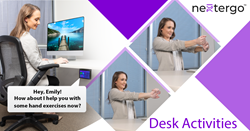 NextErgo Smart Standing Desk - Desk Activities