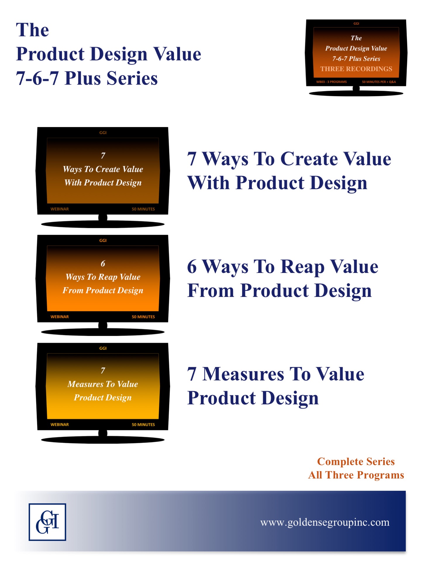 The Product Design Value 7-6-7 Plus Series