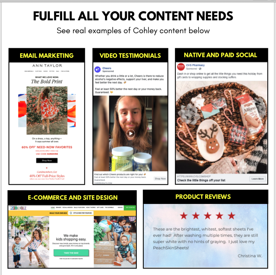 Fulfill All Your Content Needs