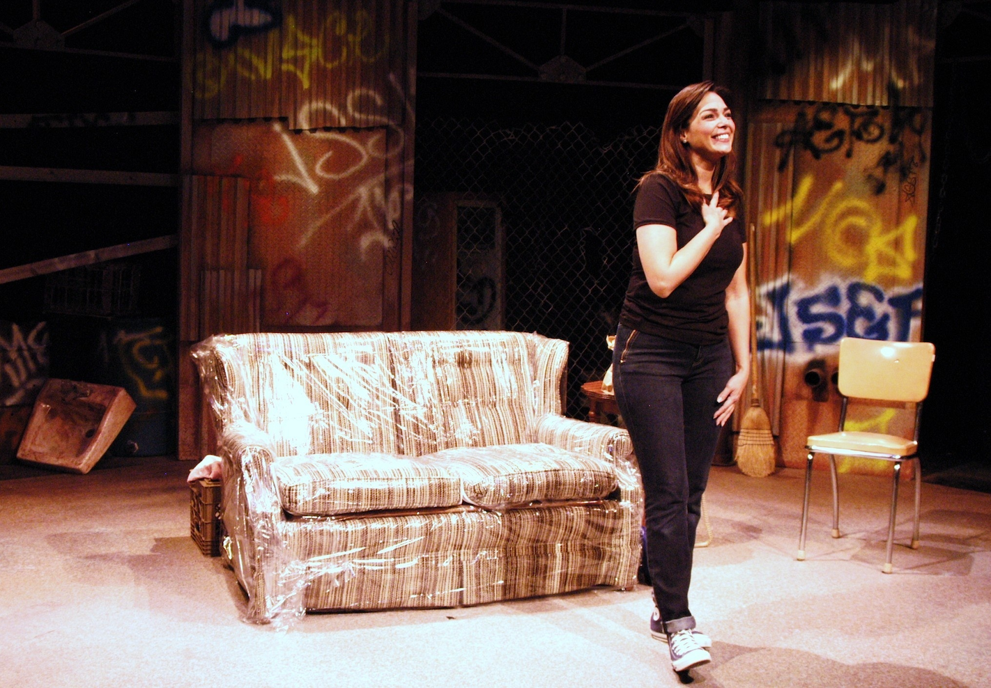 Elaine Del Valle in her previous stage performances of "Brownsville Bred"