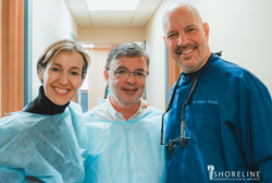 Gisela Landreville and Philip Segal of Keystone Dental and Dr. Gregory Toback, Periodontist in New London, CT