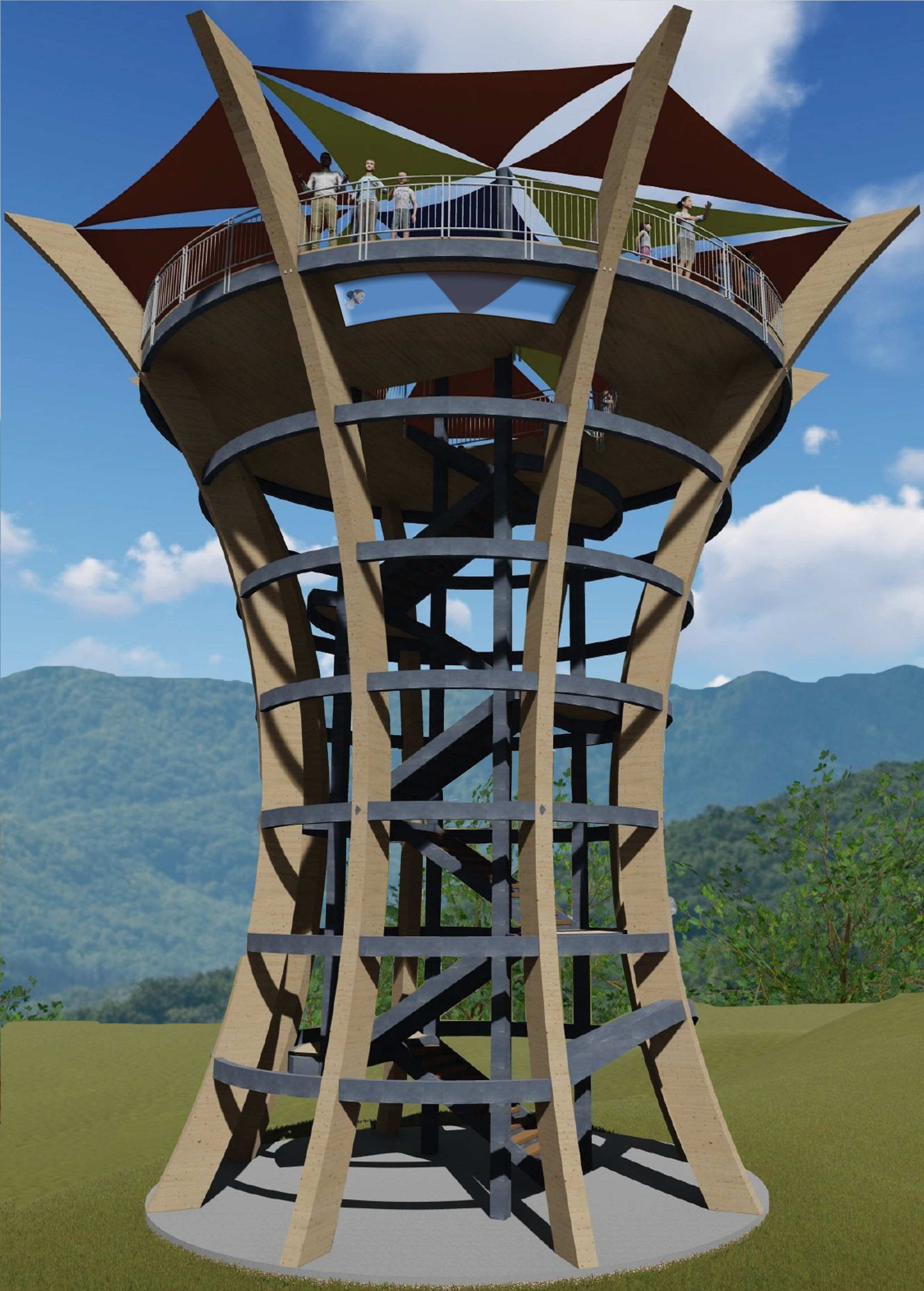 Anakeesta’s new one-of-a-kind observation tower will become the tallest point in downtown Gatlinburg.  Visitors will enjoy breathtaking views of the Great Smoky Mountains and surrounding states.