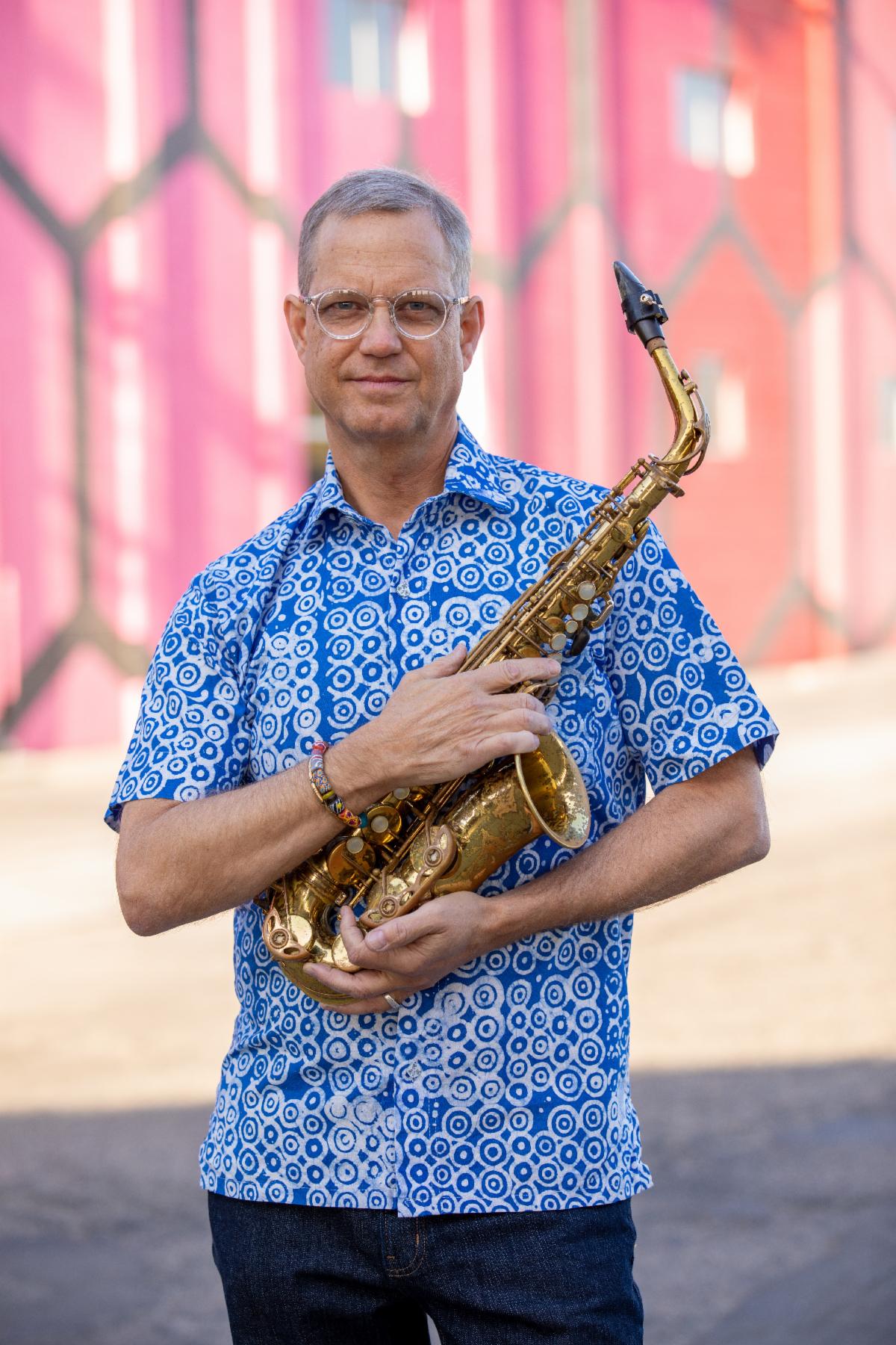 Saxophonist-composer Benjamin Boone, whose new album "Joy" is a collaboration with the Ghana Jazz Collective. (Photo: Tamela Ryatt)