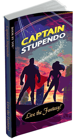 Captain Stupendo, available in paperback, hardcover or immediately downloadable ebook formats.