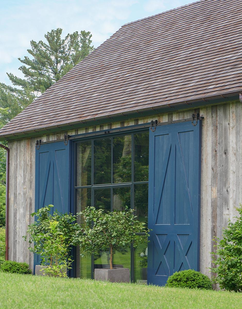 American Prairie weathered wood siding, reclaimed and revitalized by Pioneer Millworks.