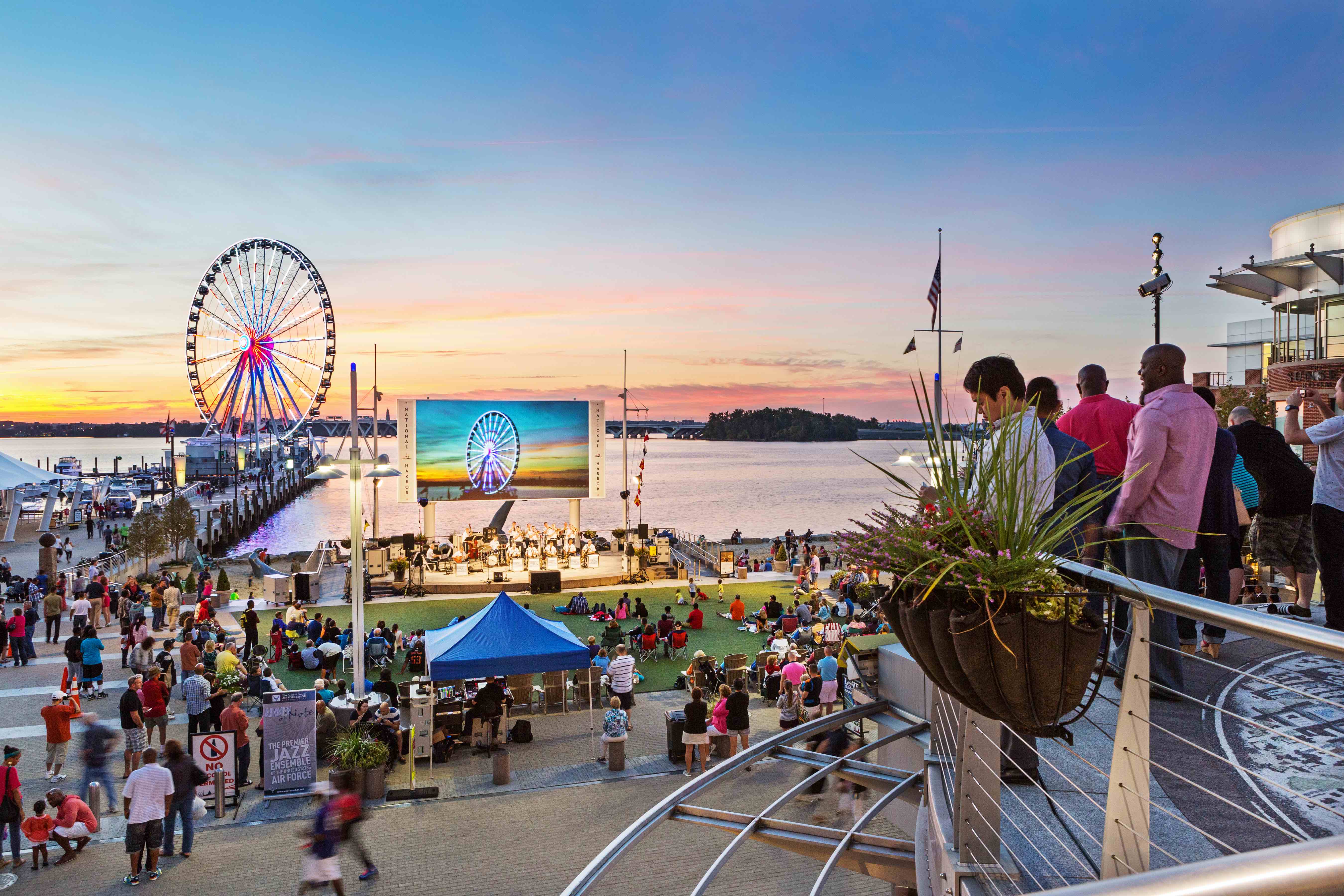 Award-winning projects by LandDesign in the Washington, D.C. area include National Harbor. (Courtesy LandDesign)