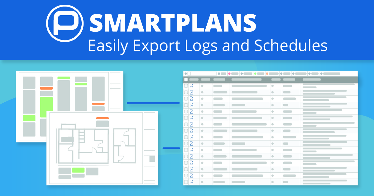 Easily export logs and schedules