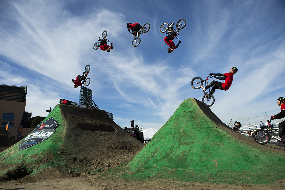 Monster Energy's Andy Buckworth Wins Best Trick at BMX Toyota Triple Challenge in Anaheim