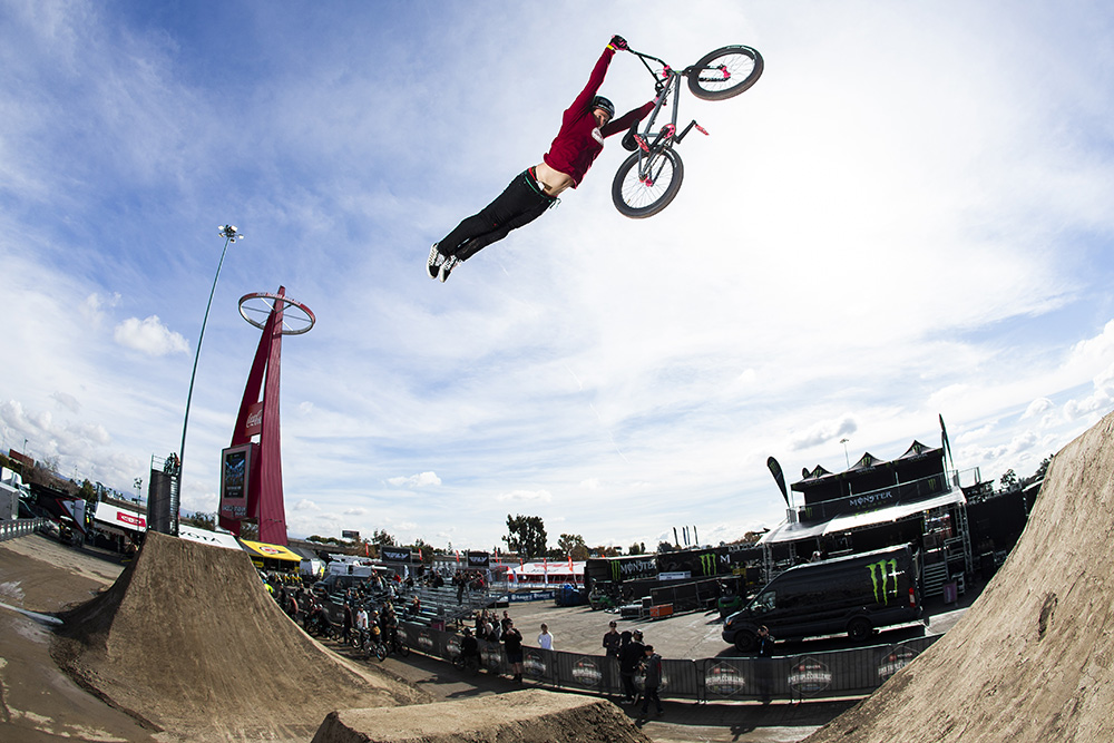 Monster Energy's Andy Buckworth Wins Best Trick at BMX Toyota Triple Challenge in Anaheim