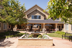 courtyard with fountain