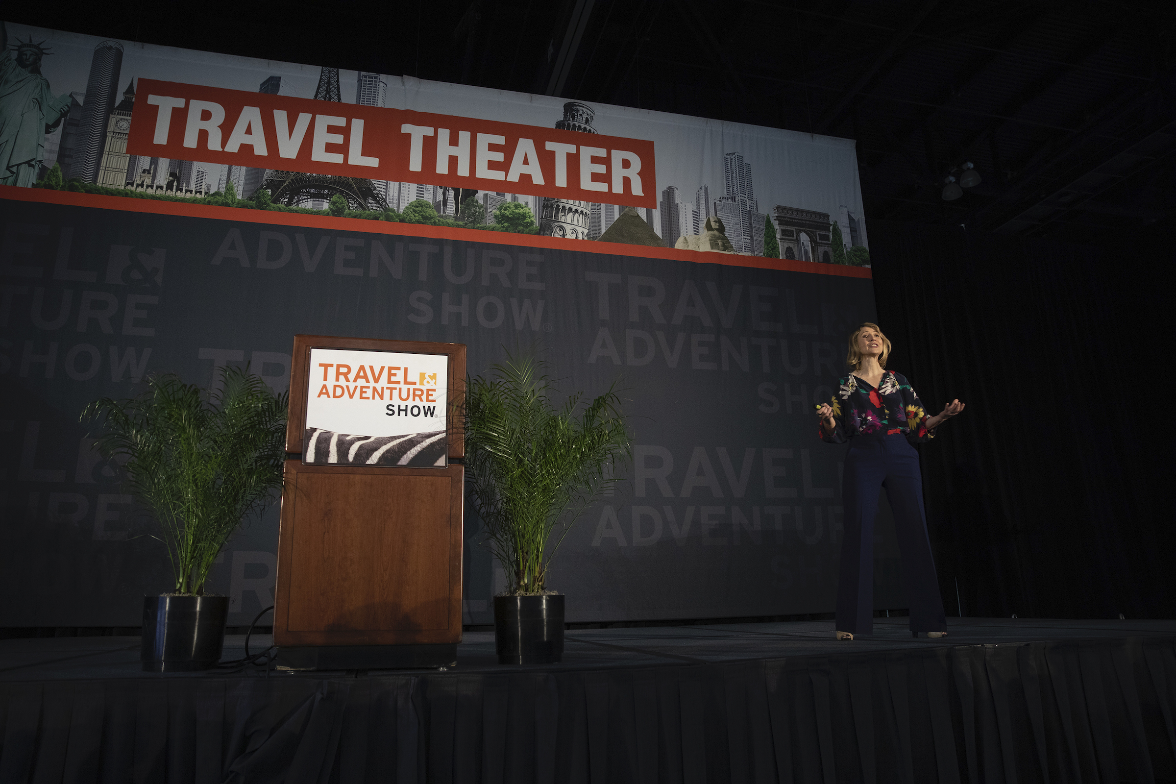 Travel Experts speaking at Travel Theatre at Travel & Adventure Show Los Angeles