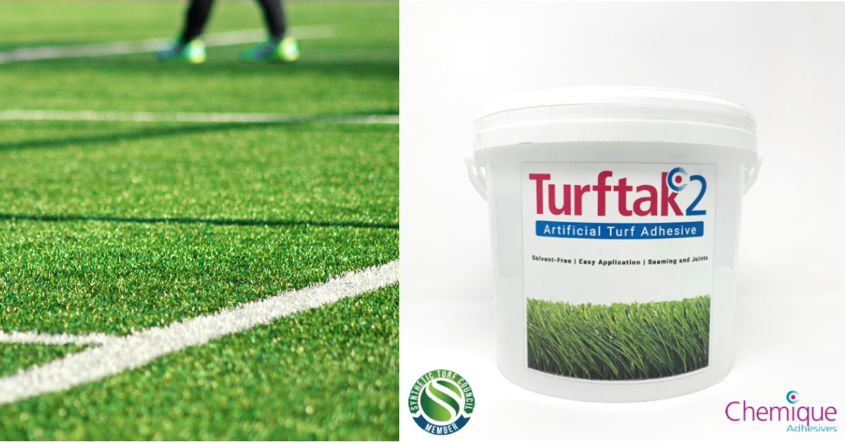 Featured: Turftak2 Synthetic Turf Adhesive