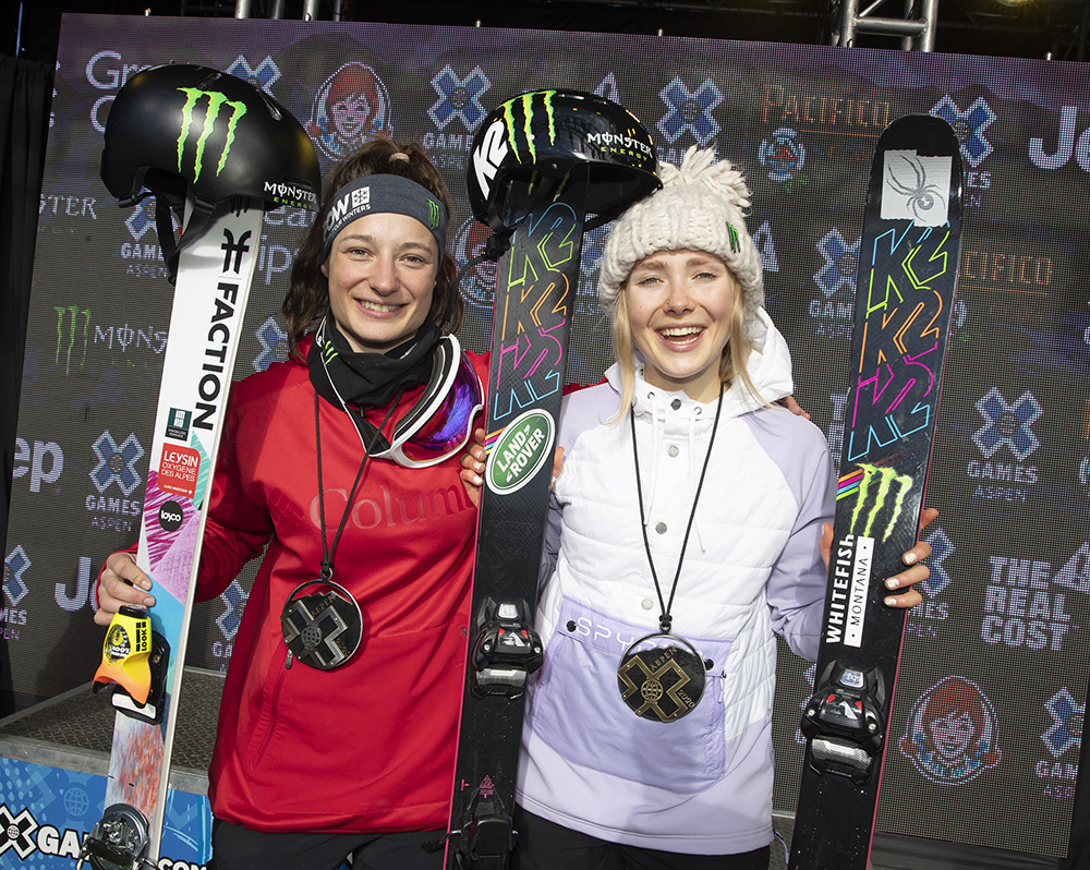 Monster Energy's Sarah Hoefflin Earns Silver in Women's Ski Slopestyle and Teammate Maggie Voisin Takes Home Bronze