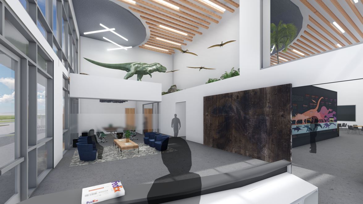 An interior rendering of Billing Productions' new headquarters, manufacturing center set to open in 2020 in Allen, Texas.