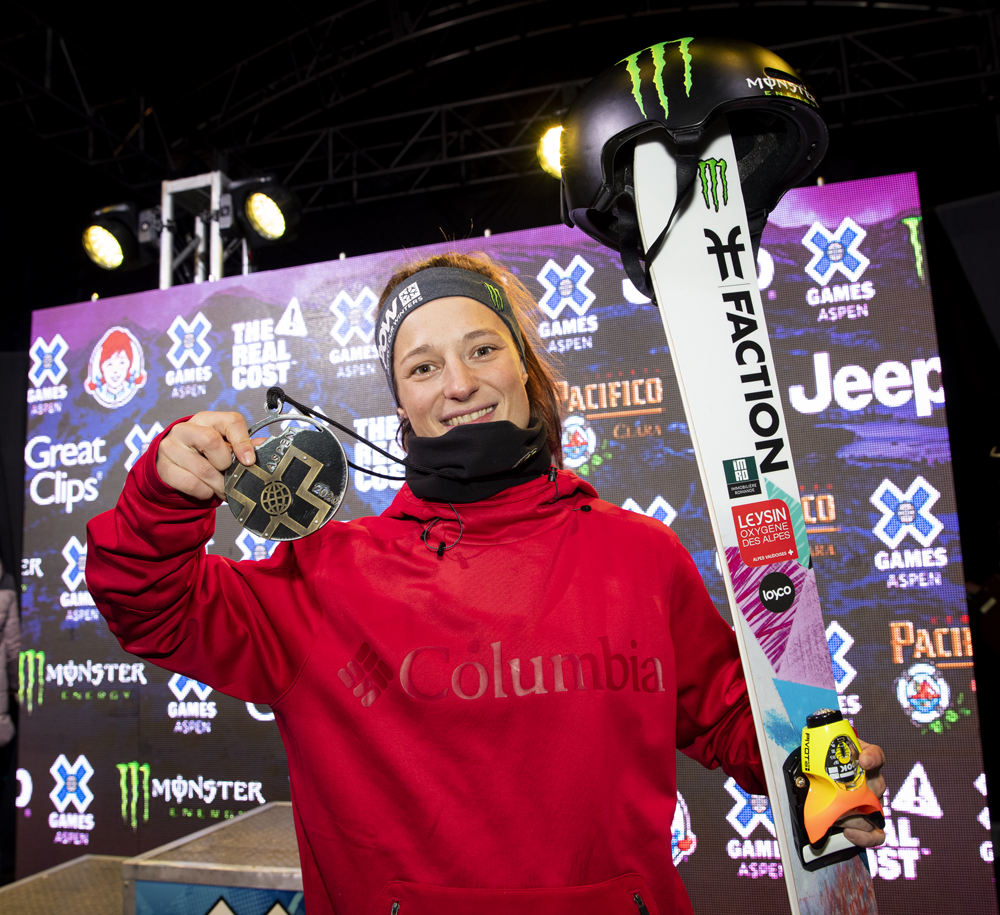 Monster Energy's Sarah Hoefflin Takes Bronze in Women's Ski Big Air at X Games Aspen 2020