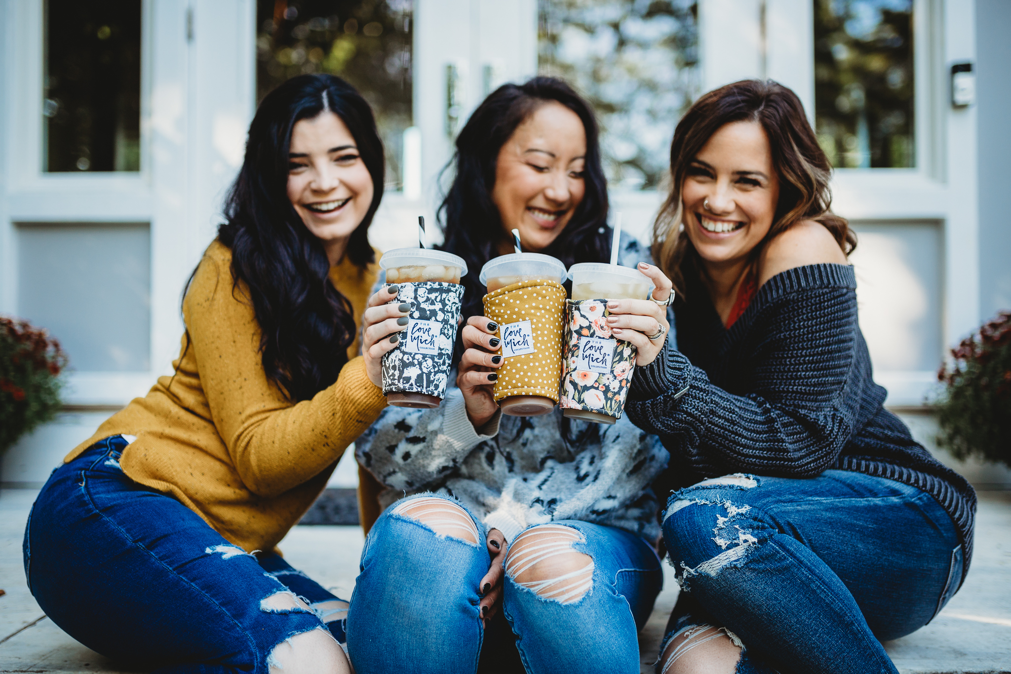 Friends love gifting friends cute Coffee Cozies from The Love Mich Collection!