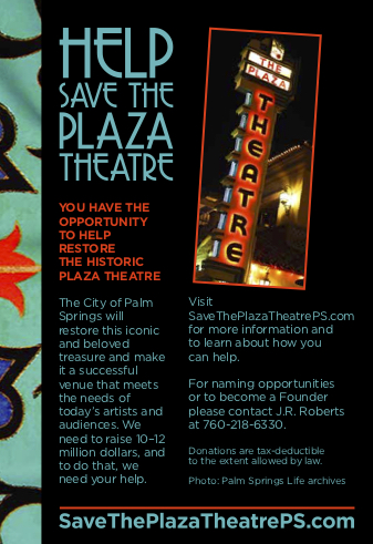 Promotional Ad - Help Save the Plaza Theatre
