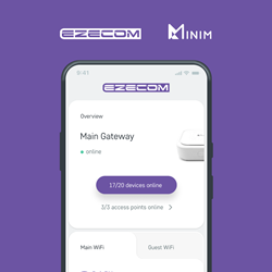 The EzeWiFi app for subscribers to take control of their networks