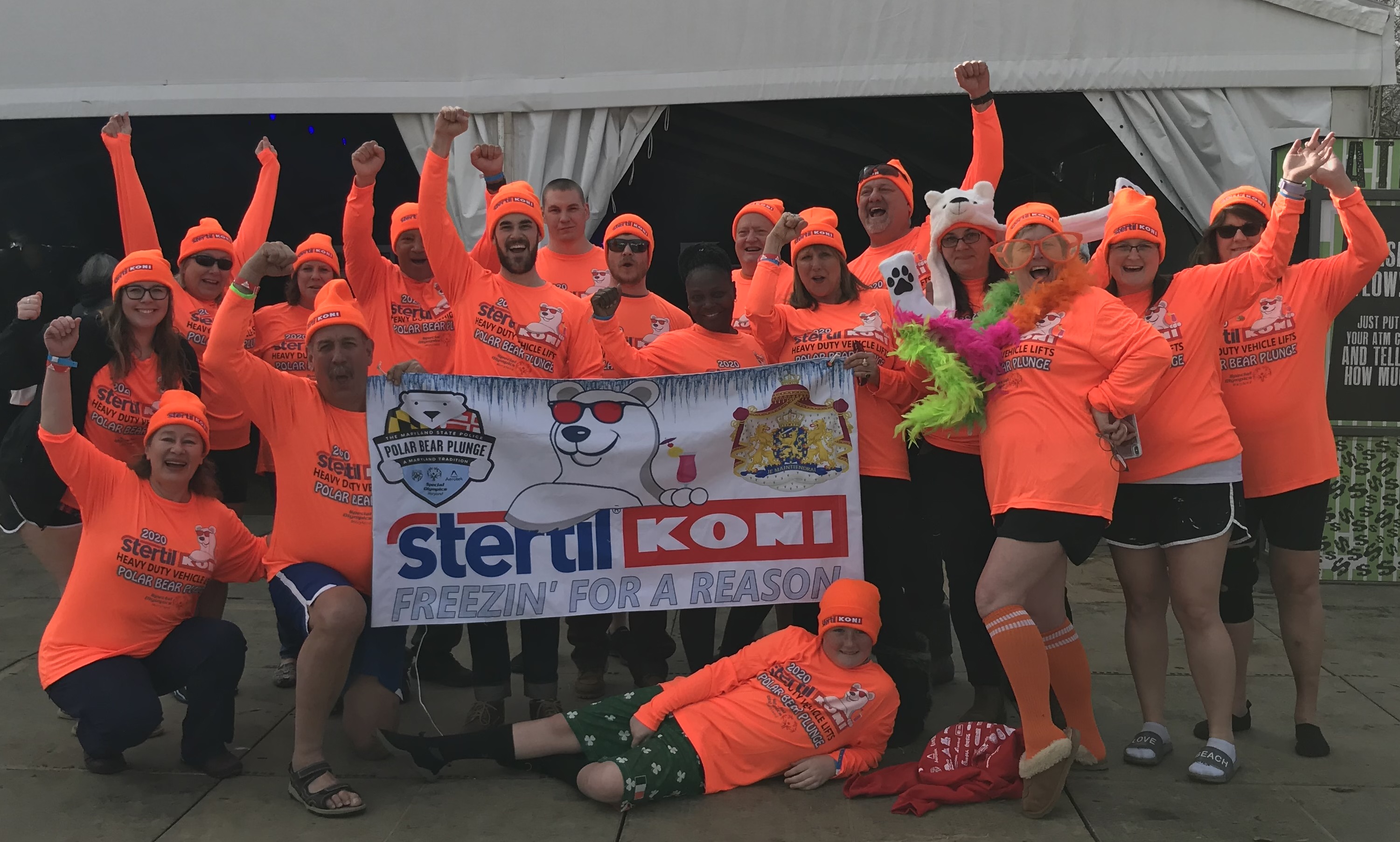 Stertil-Koni “plungers” totaled 28, doubling last year’s turnout