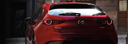 2020 Mazda3 Hatchback rear-end close-up