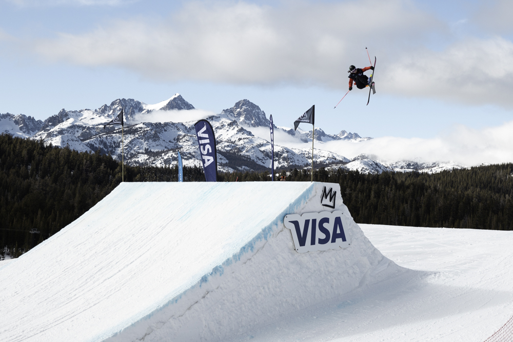 Monster Energy's Sarah Hoefflin Takes First in Women's Ski Slopestyle at the Land Rover U.S. Grand Prix at Mammoth Mountain
