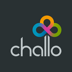 Logo of Challo by CafeX for secure, simple business collaboration