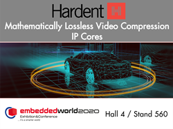 Mathematically lossless video compression IP cores by Hardent