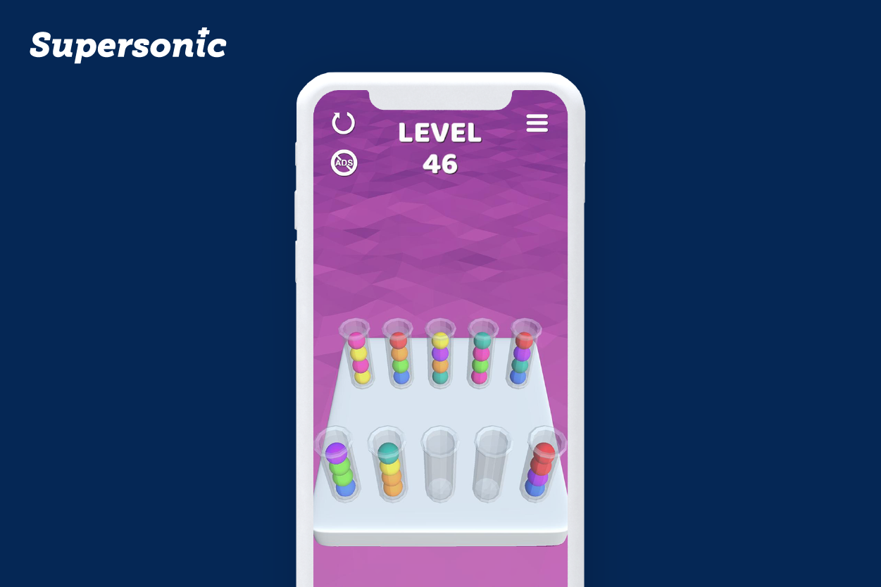Hyper-casual mobile game - Sort It 3D by Supersonic