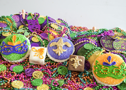 Mardi Gras Baked Goods from Three Brothers Bakery