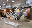 At the 2019 Western Design Conference Exhibit + Sale showroom, Shawn Rivett’s award-winning antler creations on display ranged from lighting to sculpture.