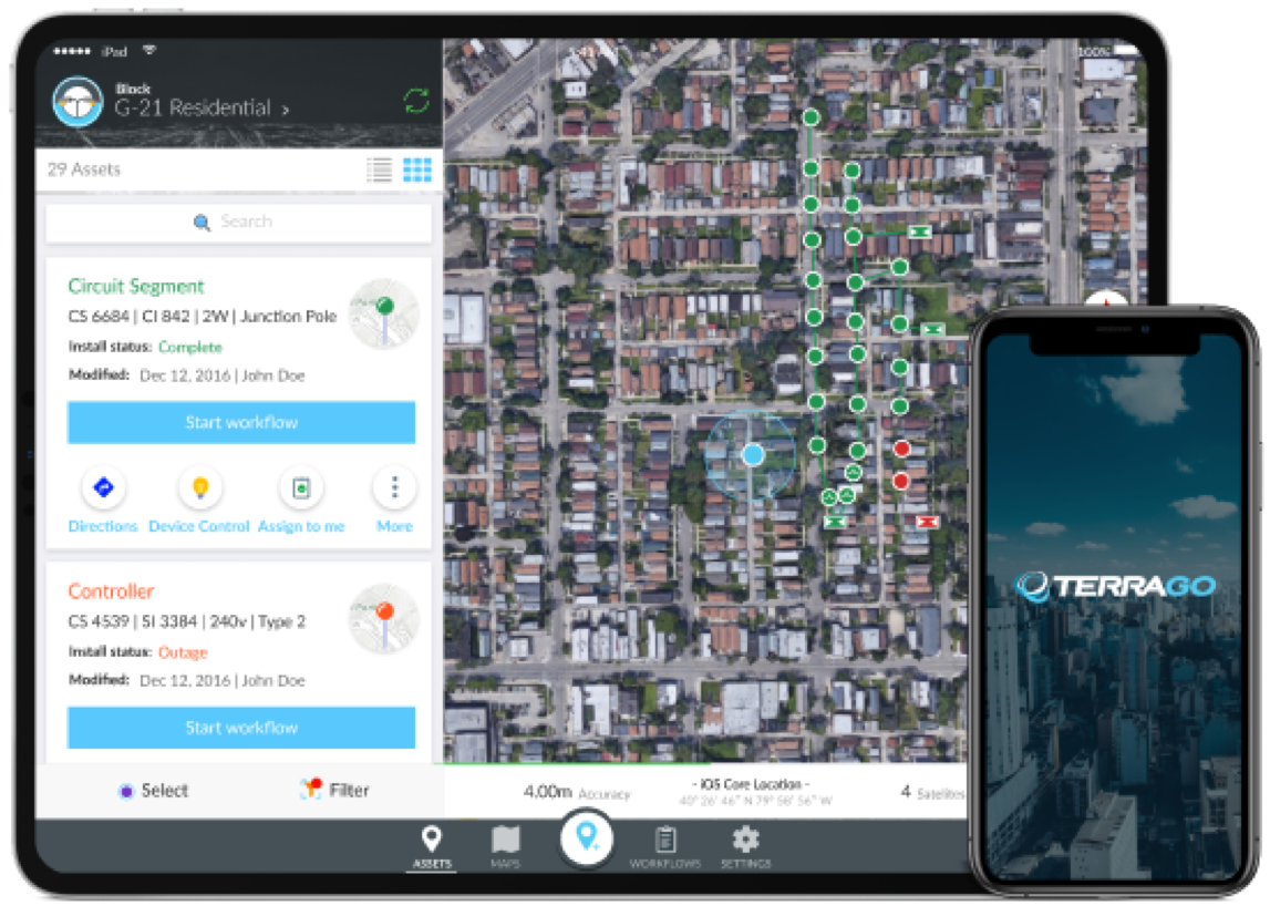 TerraGo Streetlight Management Software