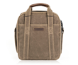 Bootcamp Gym Bag — in rugged waxed canvas with leather-wrapped handles