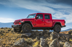 2020 Jeep Gladiator in red