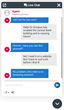 [IMAGE] Remote chat widget communicating with CXOne chat session