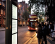 Papercast successfully complete London bus stop e-paper trial - Night mode
