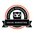 Hootsuite Social Marketing Certification logo.