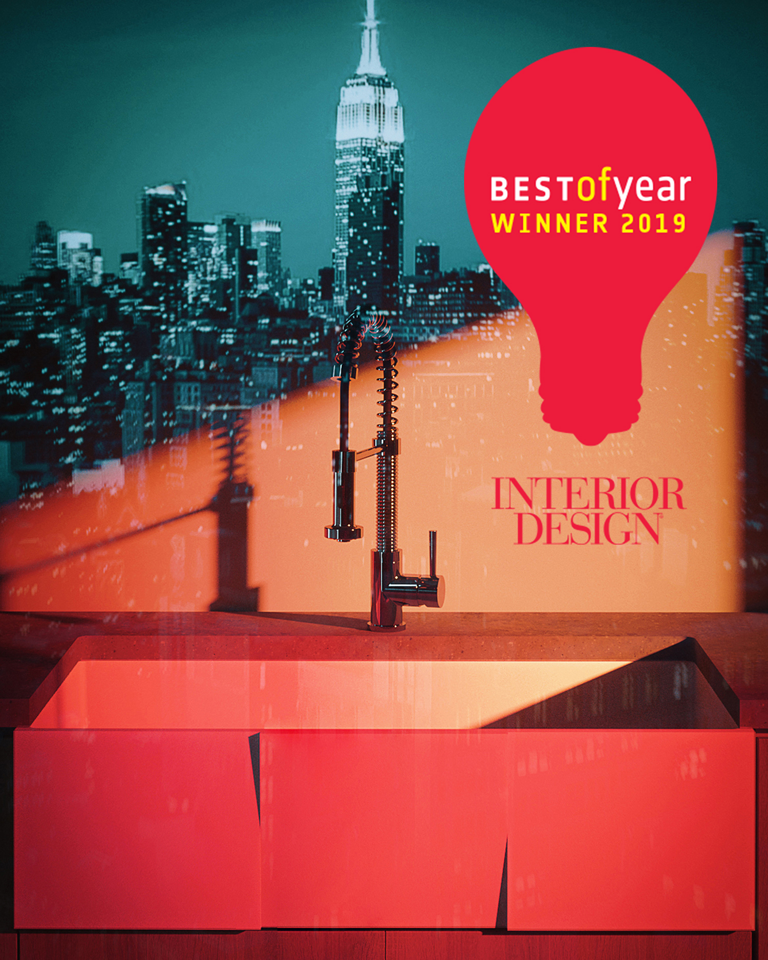 VIGO Matte Stone™ Interior Design Magazine Best Of Year Awards Winner 2019