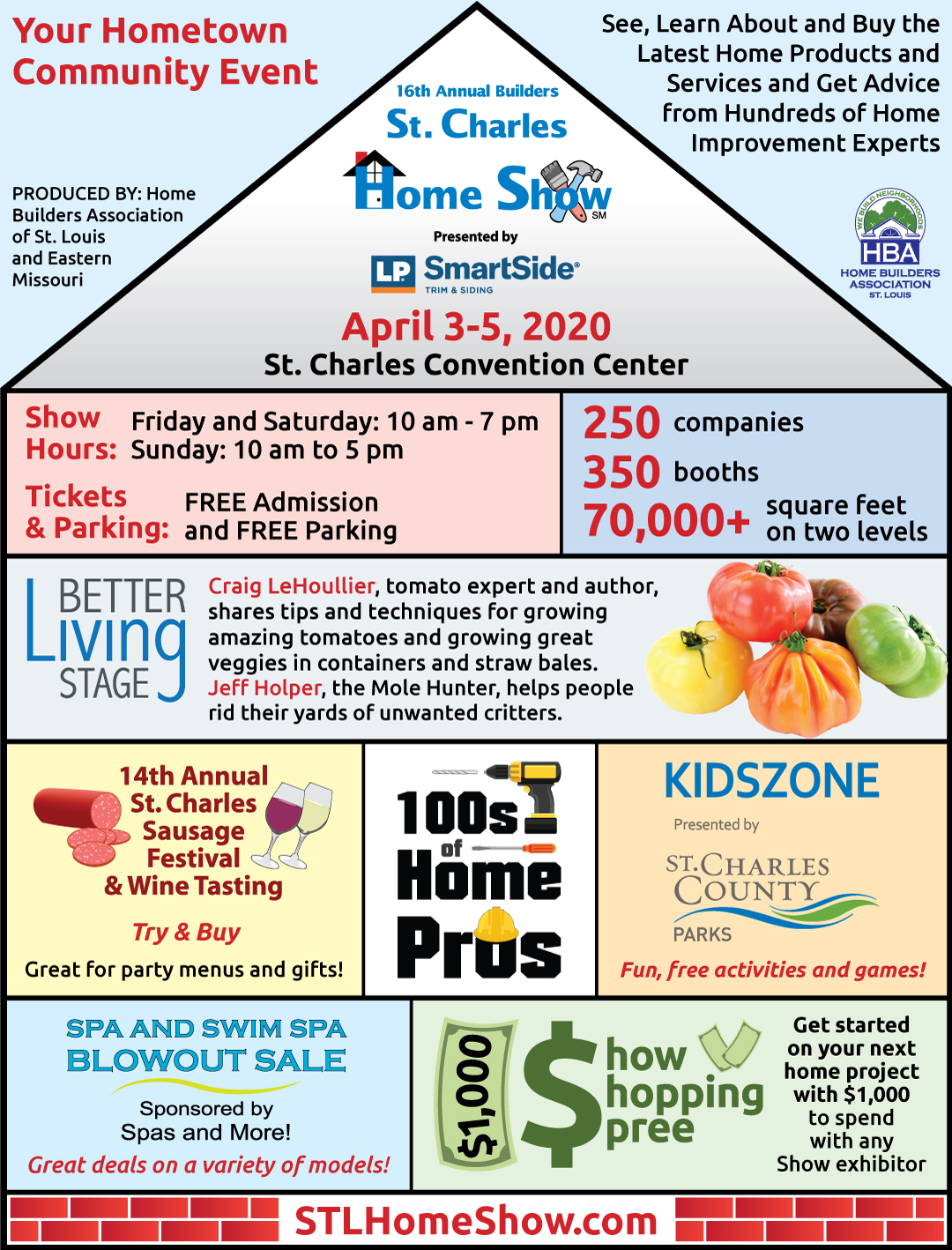 The Builders St. Charles Home Show is the Place for the Latest Home