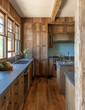 Cowboys & Indians included this contemporary JLF Architects wood kitchen featuring reclaimed oak in its January issue (photo: Audrey Hall).