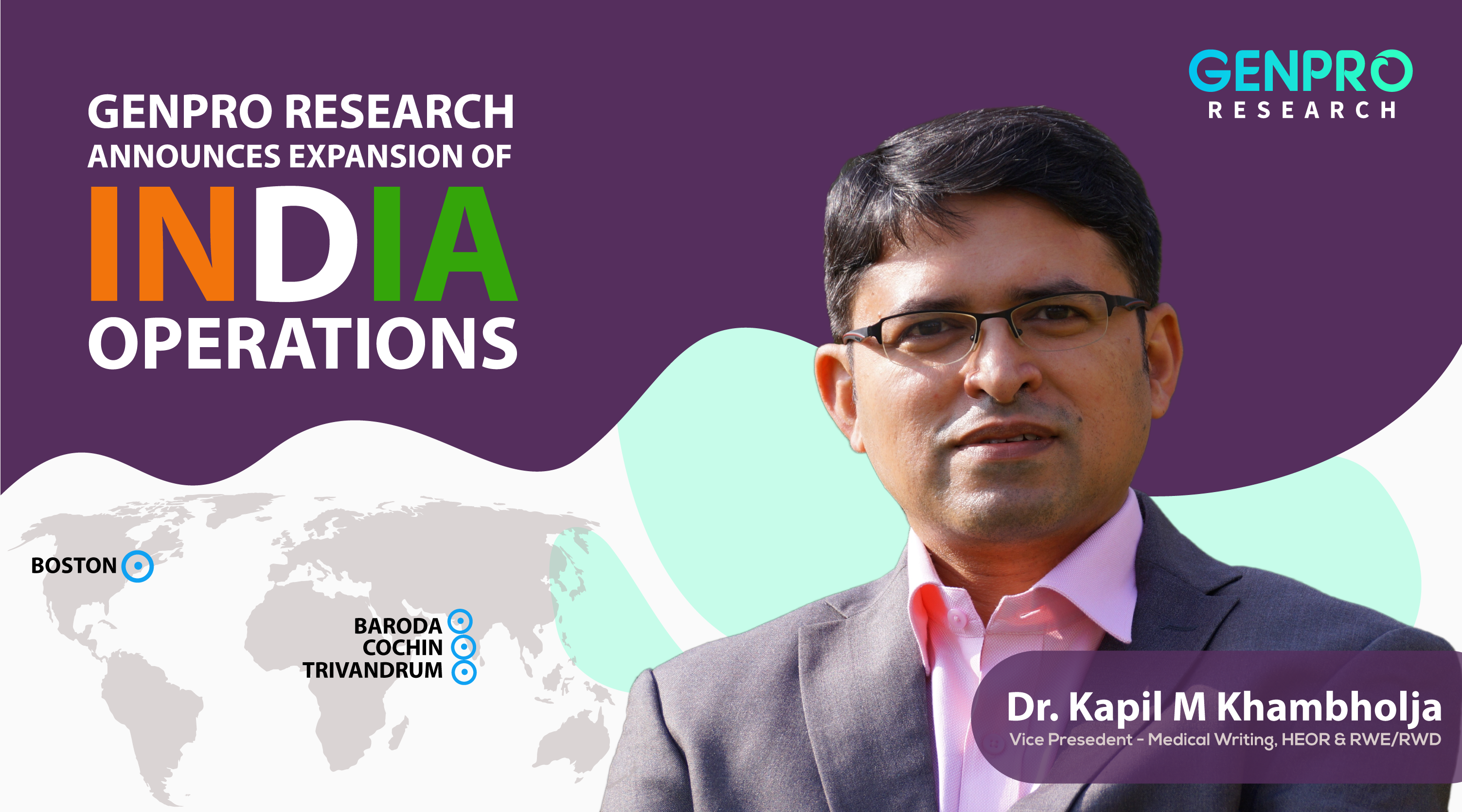 Dr Kapil Khambholja - VP Medical Writing, Genpro Research