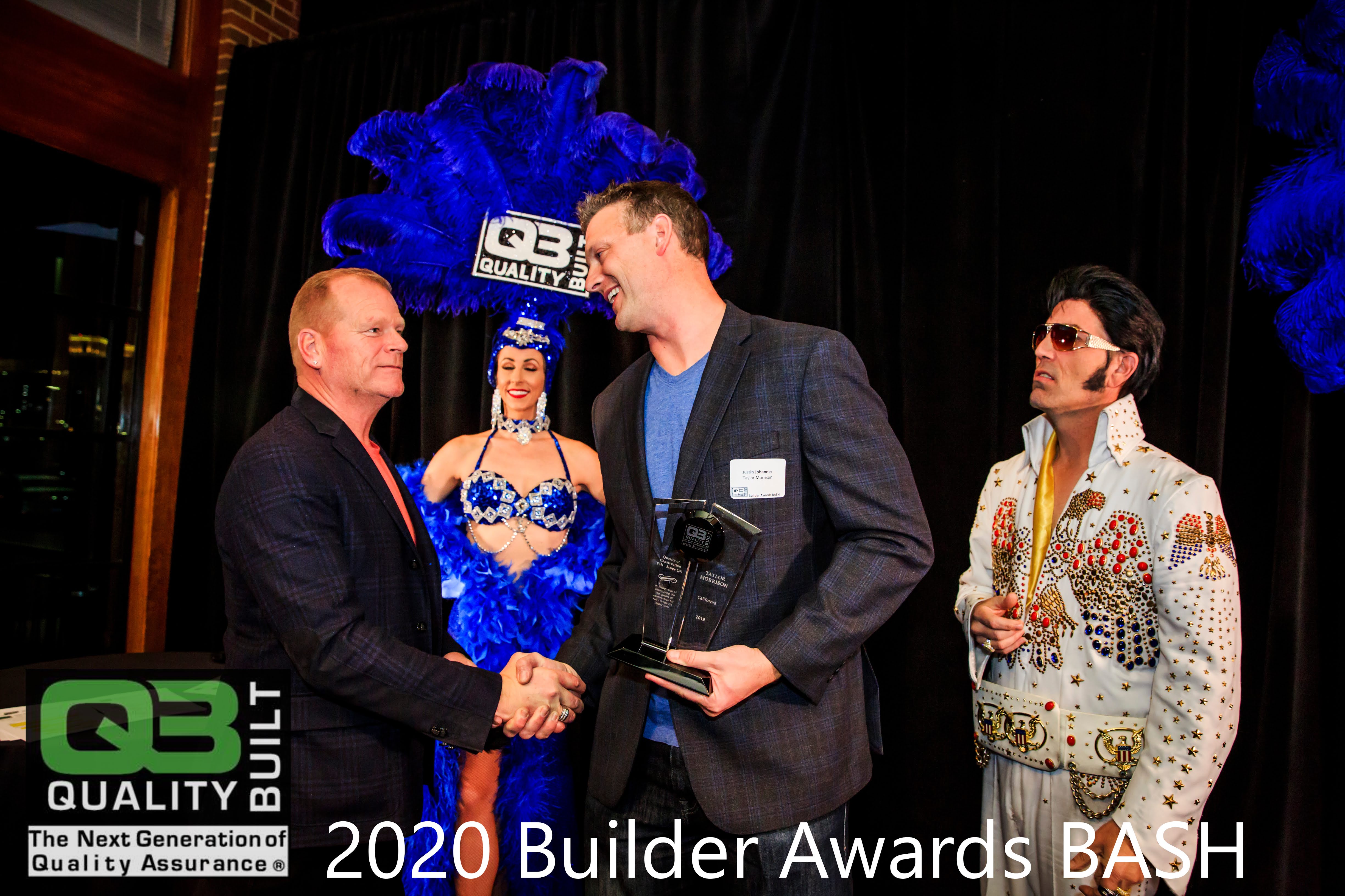 Justin Johannes at QB Builder Awards
